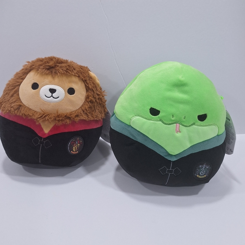 Squishmallows- Harry Potter- Set of Gryffindor and Slytherin Plush - Picture 2 of 9